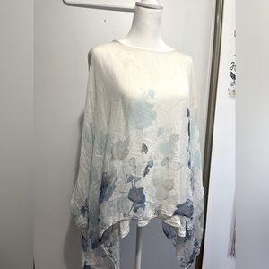 Flow shawl shirt